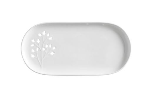 Maxwell & Williams Seed & Leaf Oblong Plate (30x15cm)