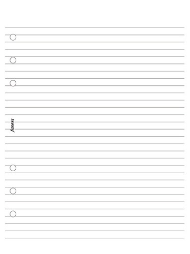 Filofax - A5 Lined Notepad - White (50 Sheets) image