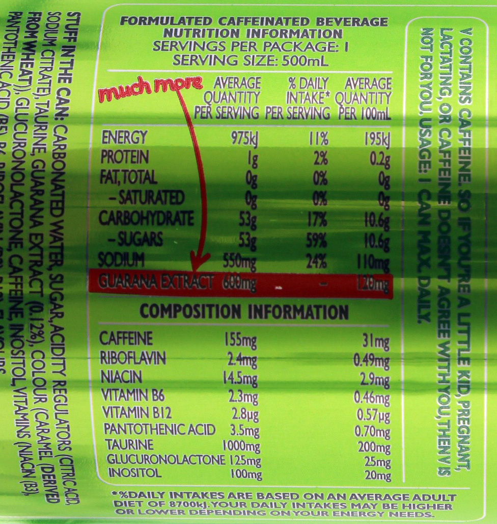 V 500ml Can (12 pack) image