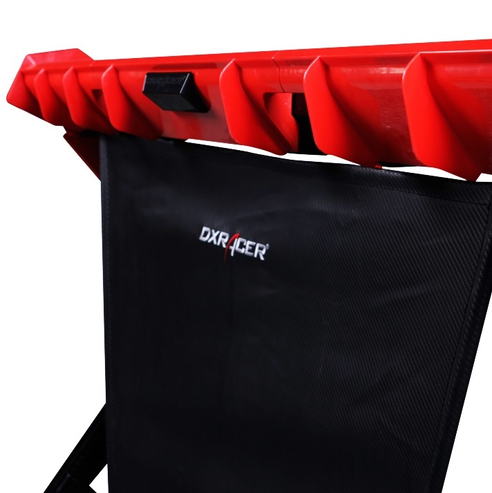 DXRacer Gaming Desk (Black & Red) for image