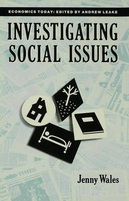 Investigating Social Issues on Hardback by J. Wales