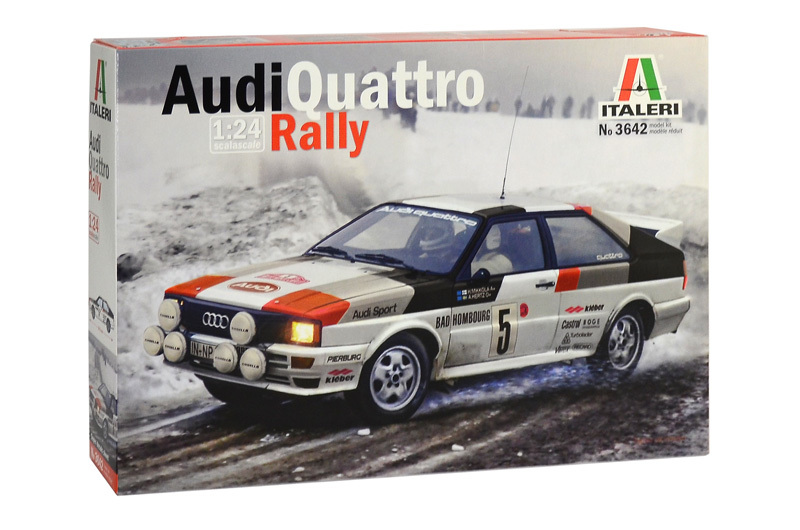 Italeri 1/24 Audi Quattro Rally - Model Kit image