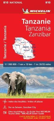 Tanzania & Zanzibar - Michelin National Map 810 image