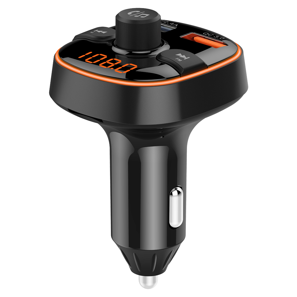 QC3.0 RGB light Car Charger - Bluetooth 5.0 & FM Transmitter image