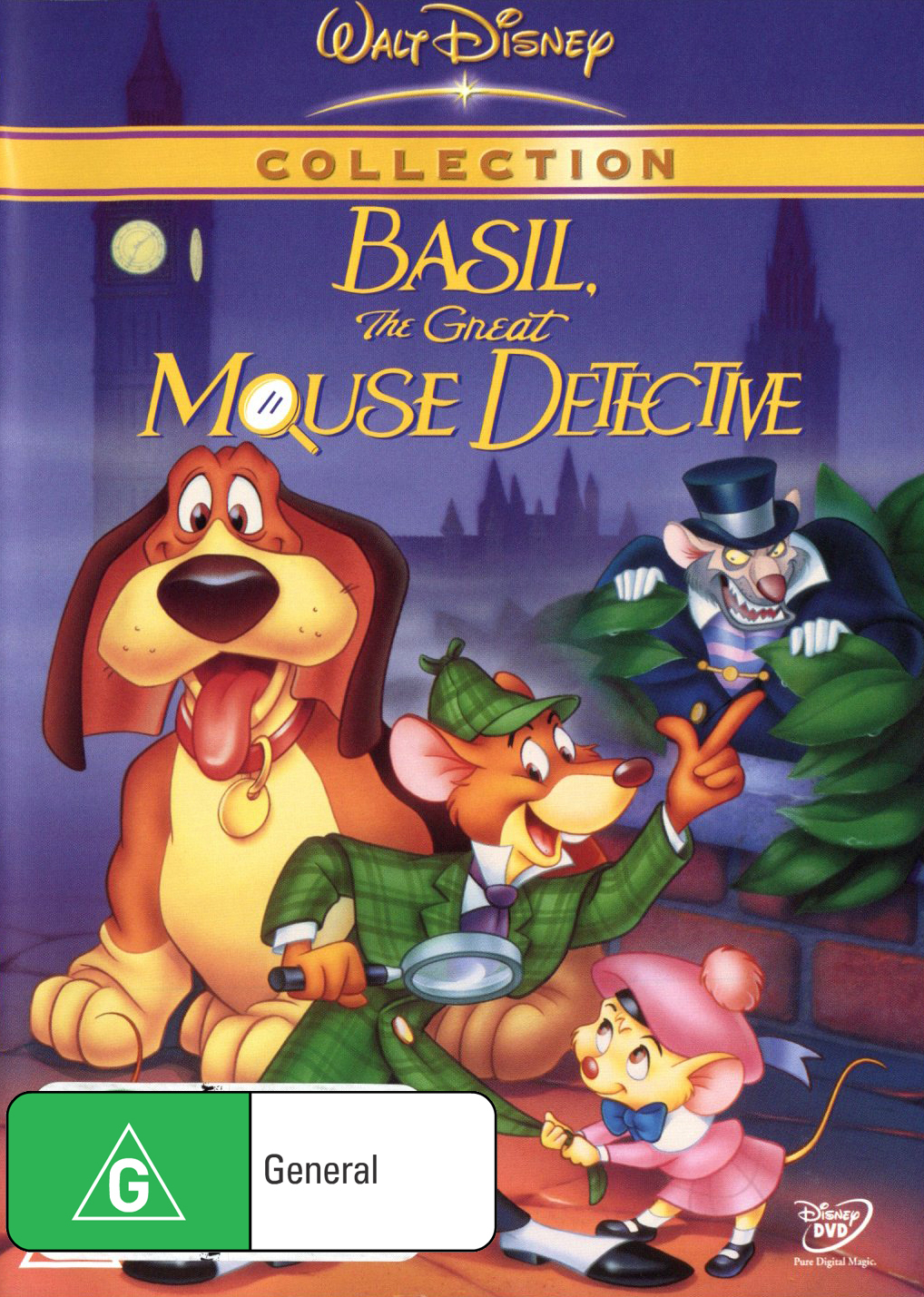 Basil The Great Mouse Detective on DVD image