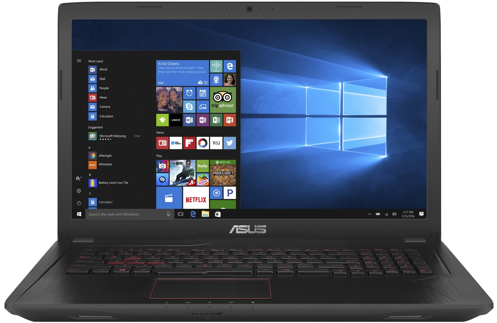 17.3" ASUS Gaming Laptop at Mighty Ape NZ