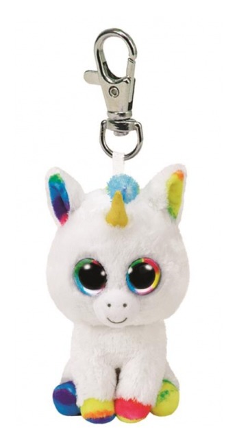 Ty Beanie Boos: White Unicorn - Clip On Plush