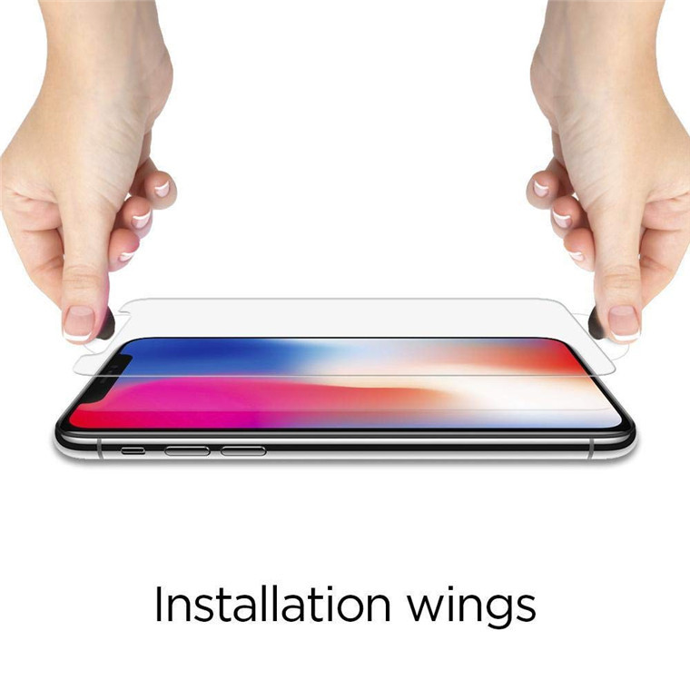 Spigen: Premium Tempered Glass Screen Protector - For iPhone XR/ iPhone 11 image