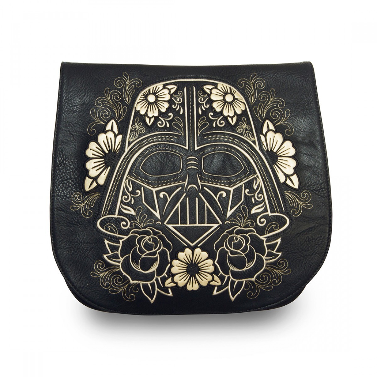 Loungefly Star Wars Darth Vader Sugar Skull Crossbody Saddle Bag image