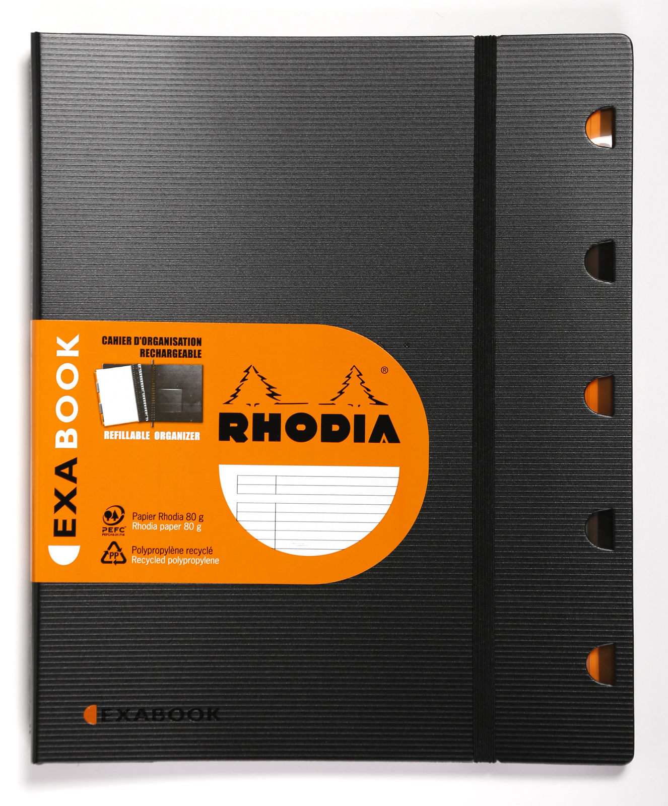 Rhodia A4+ Exabook, Lined (Organizer & Refillable Notebook) image