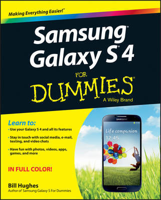 Samsung Galaxy S 4 For Dummies by Bill Hughes image