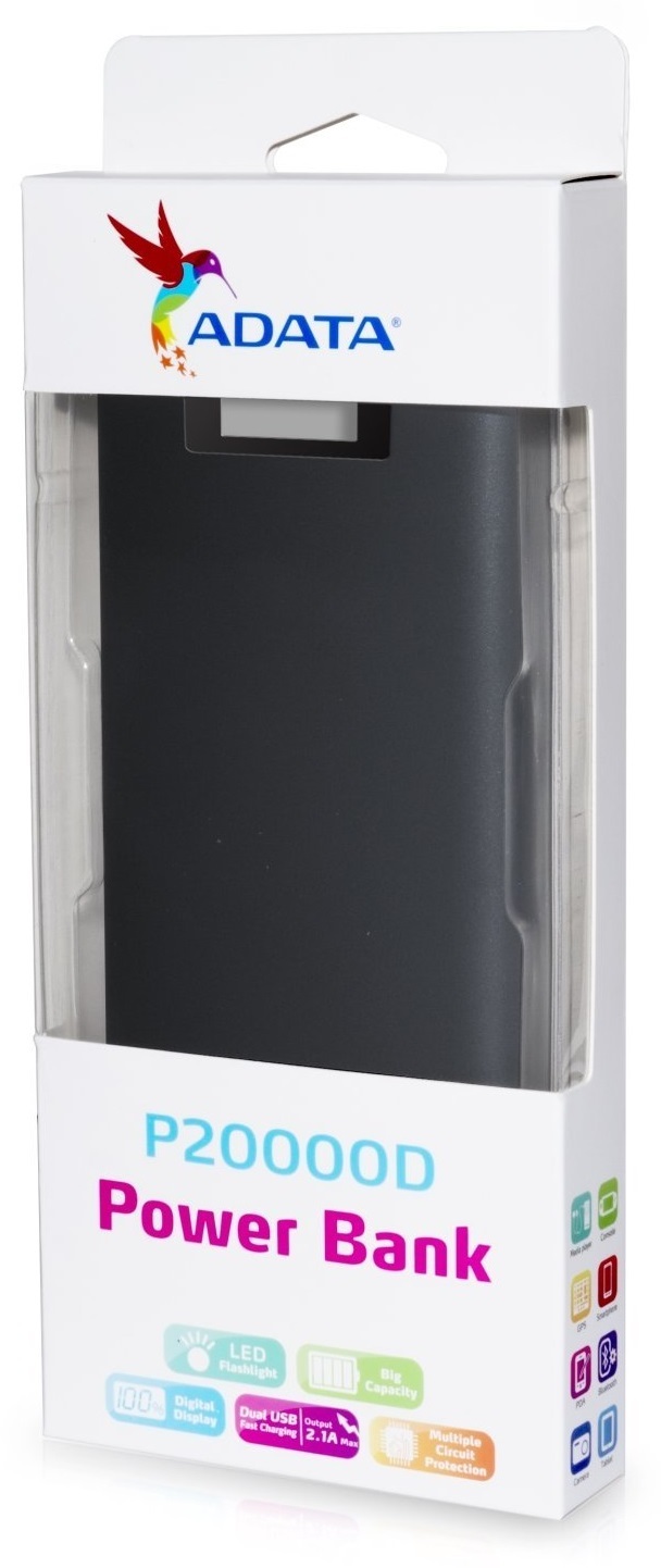 ADATA P20000D 20000mAh Power Bank image