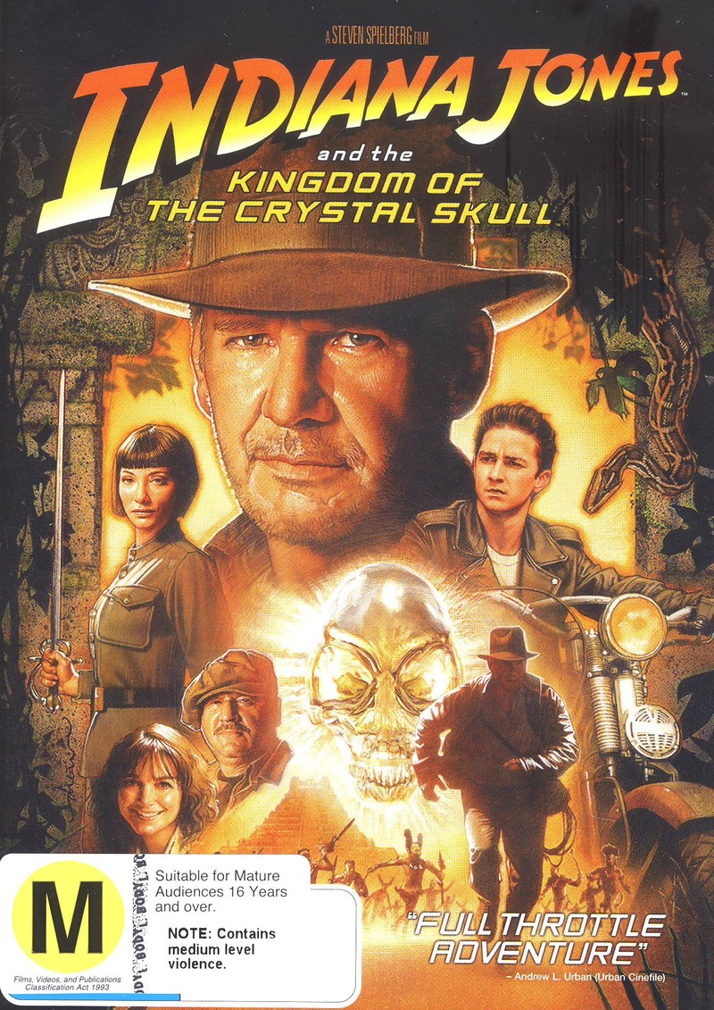 Indiana Jones and the Kingdom of the Crystal Skull on DVD