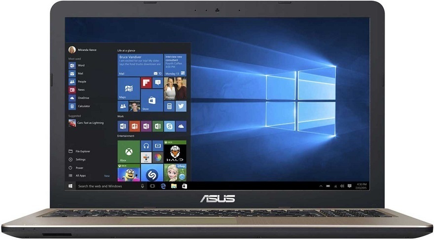 ASUS X540UA-GQ1956T 15.6" i3-7020U 4GB 256GB SSD W10Home image