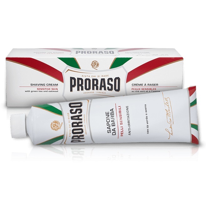 Buy Proraso White Shaving Cream Tube Sensitive Skin (150ml) at