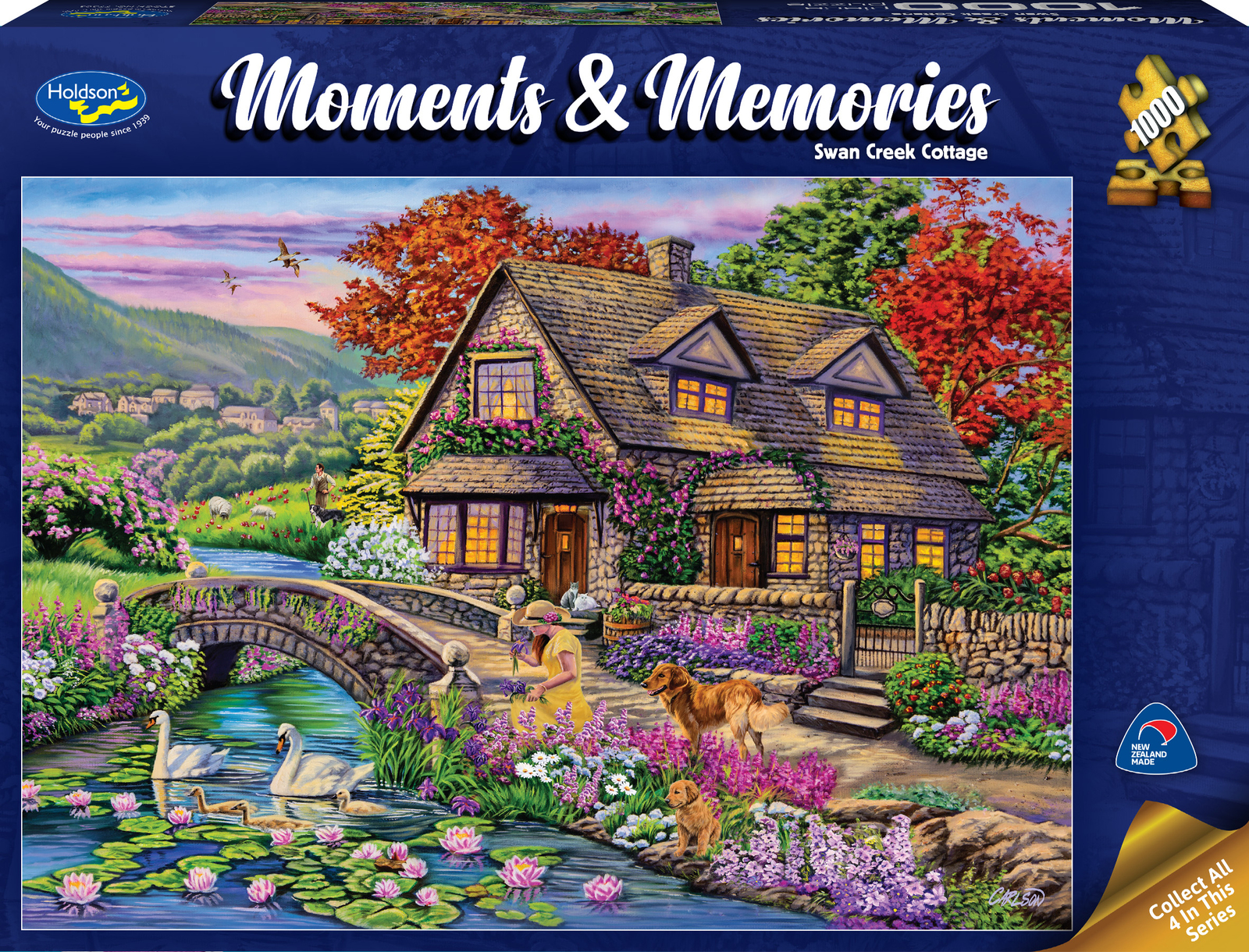 Holdson: 1000 Piece Puzzle - Moments & Memories S2 (Creek Cottage) image