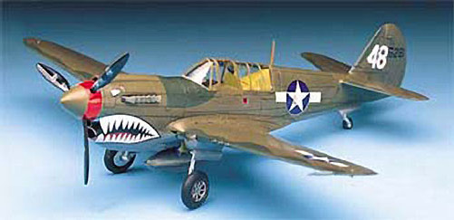 Academy P-40M/N Warhawk 1/72 Model Kit image