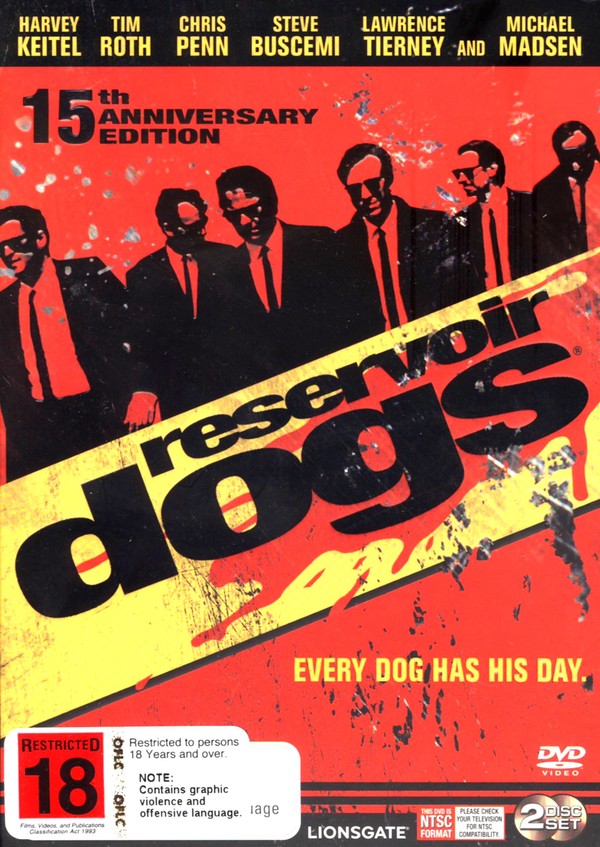 Reservoir Dogs - 15th Anniversary Edition (2 Disc Set) on DVD image