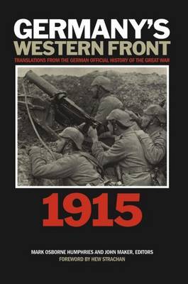 Germany’s Western Front: 1915 on Hardback