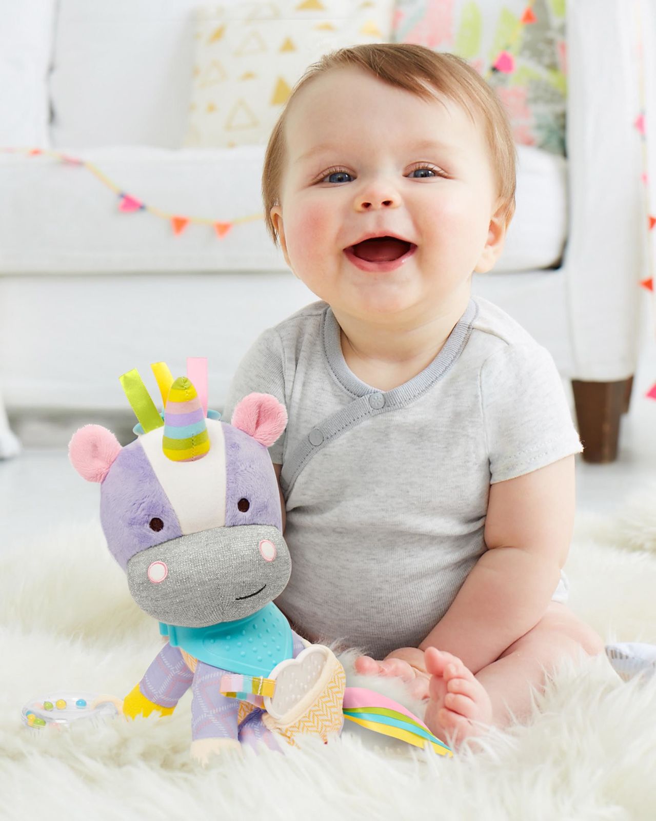 Skip Hop: Bandana Buddies Activity Toy - Unicorn image