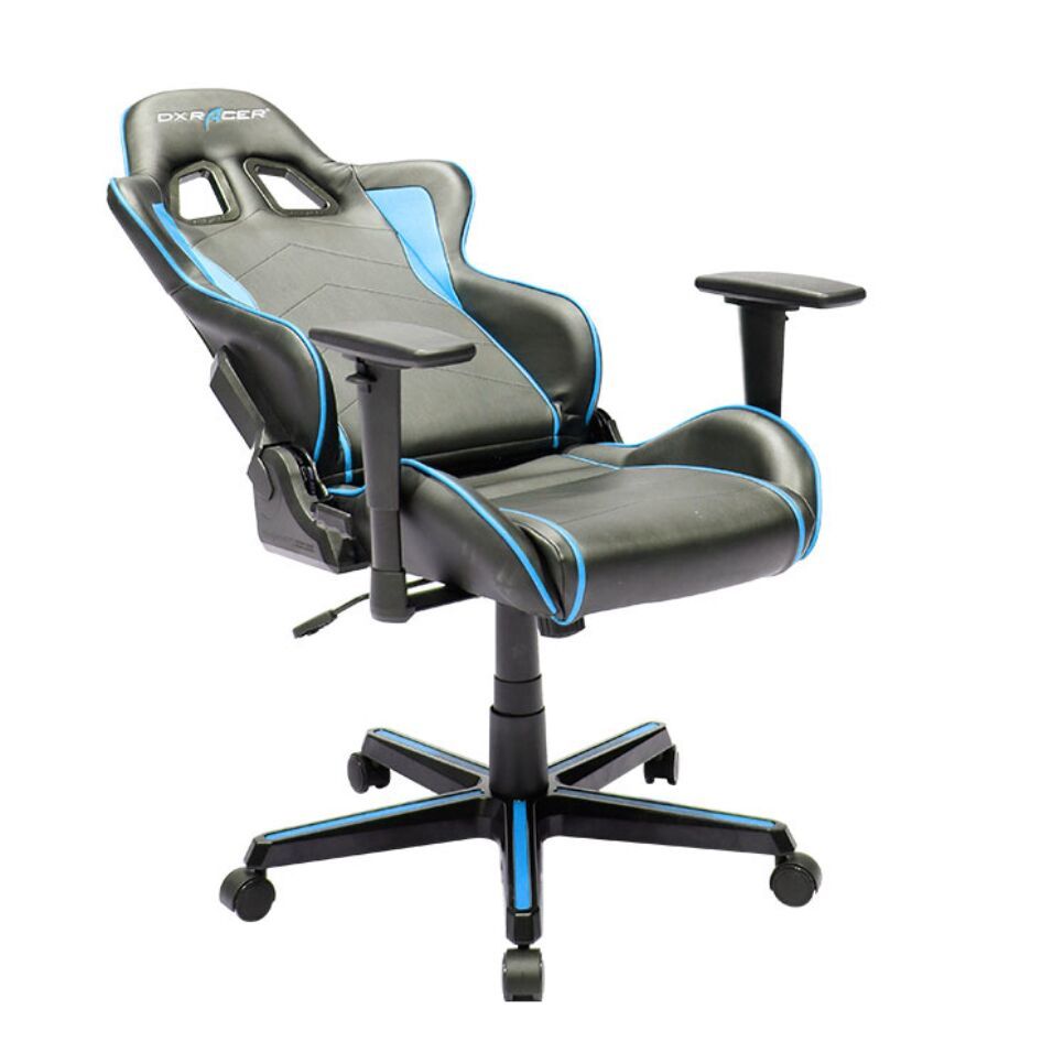 DXRacer Formula Series FH08 Gaming Chair (Black and Blue) for image