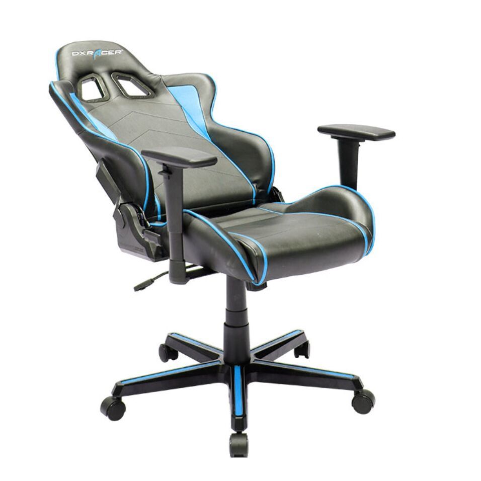 DXRacer Formula Series FH08 Gaming Chair (Black and Blue) image