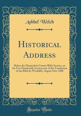 Historical Address by Ashbel Welch image