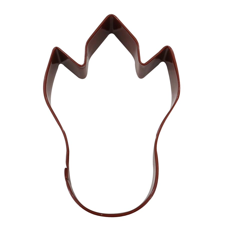 Dinosaur Foot Cookie Cutter - Brown (10cm) image
