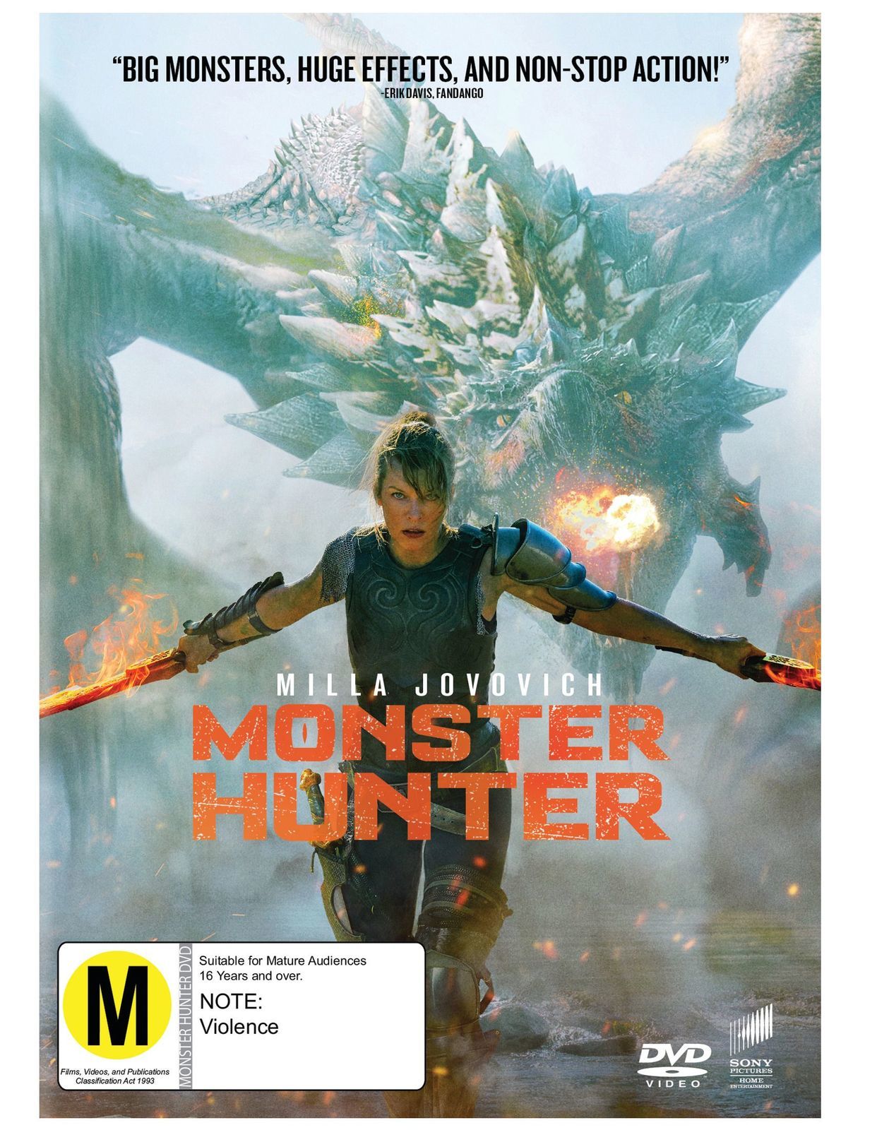 Monster Hunter on DVD image