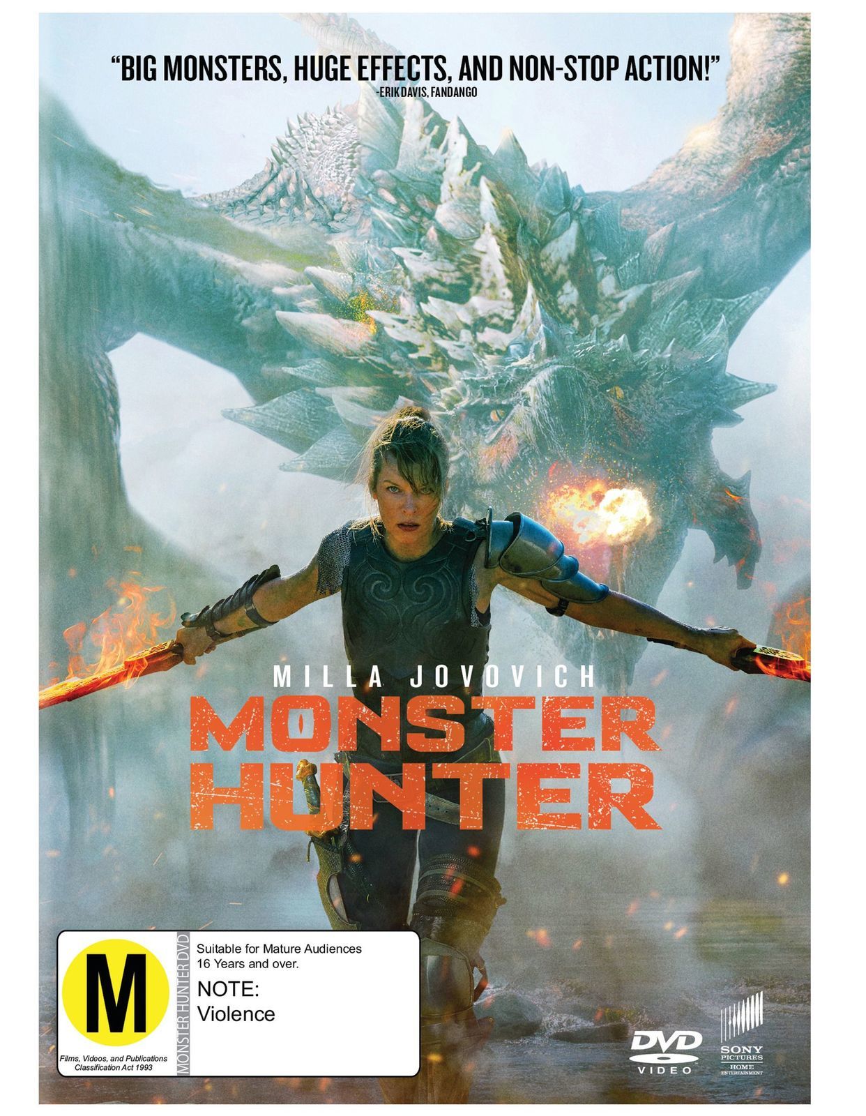 Monster Hunter on DVD