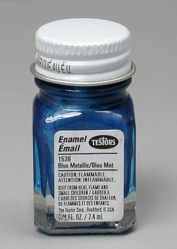 Testors: Metallic Enamel Paint - Metal Flake Blue