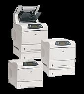 Hewlett-Packard HP LaserJet 4350dtn Printer        Up to 52ppm (A4);460MHz processor 2x500 sheet & 100 sheet multi-purpose trays