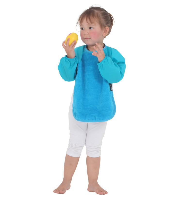 Mum 2 Mum Sleeved Wonder Bib (18-36 Months) - Teal image
