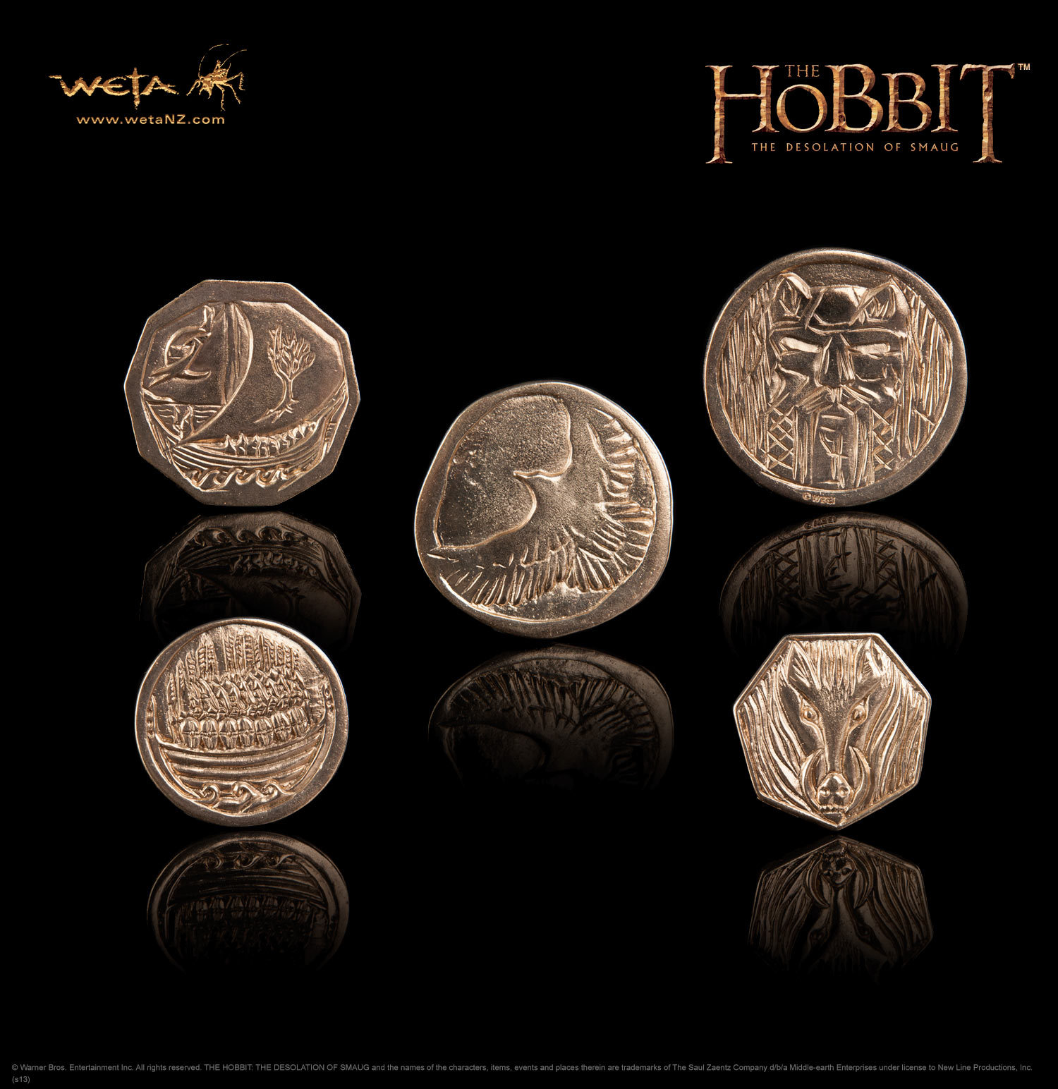 The Hobbit: Desolation of Smaug Treasure Coin Pouch - by Weta image
