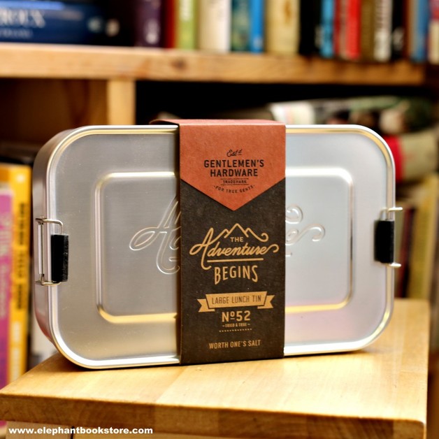 Gentlemen's Hardware Large Aluminium Lunch Tin Silver at Mighty Ape NZ