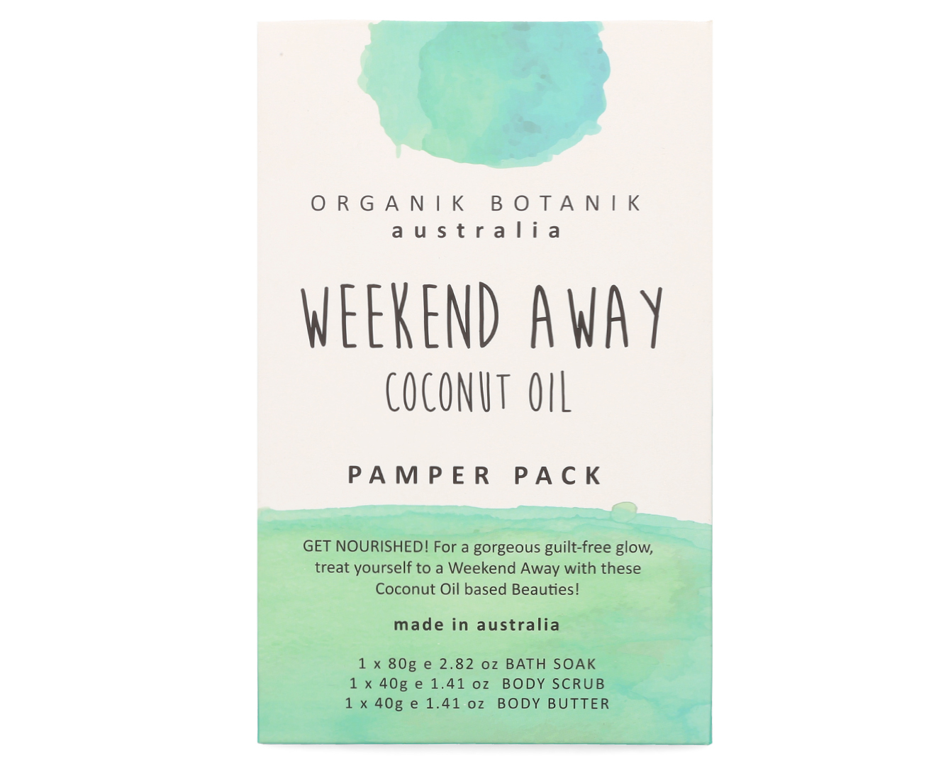 Organik Botanik Weekend Away Pamper Pack - Coconut Oil