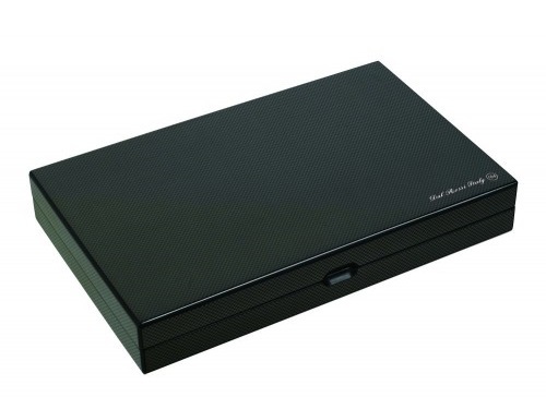 Dal Rossi: Carbon Fibre Finish - Backgammon Set (18") image