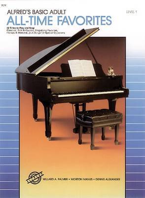 Alfred'S Basic Adult All Time Favorites 1 by Willard A Palmer image