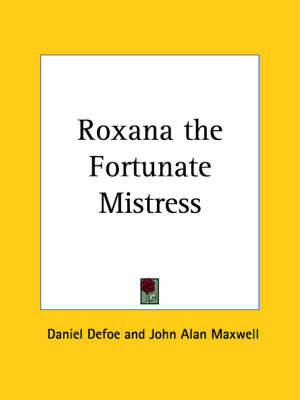 Roxana the Fortunate Mistress (1931) by Daniel Defoe image
