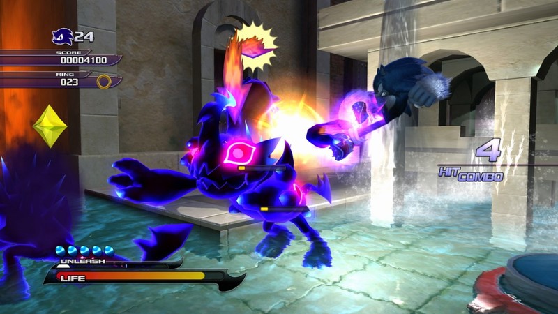 Sonic Unleashed on PS2