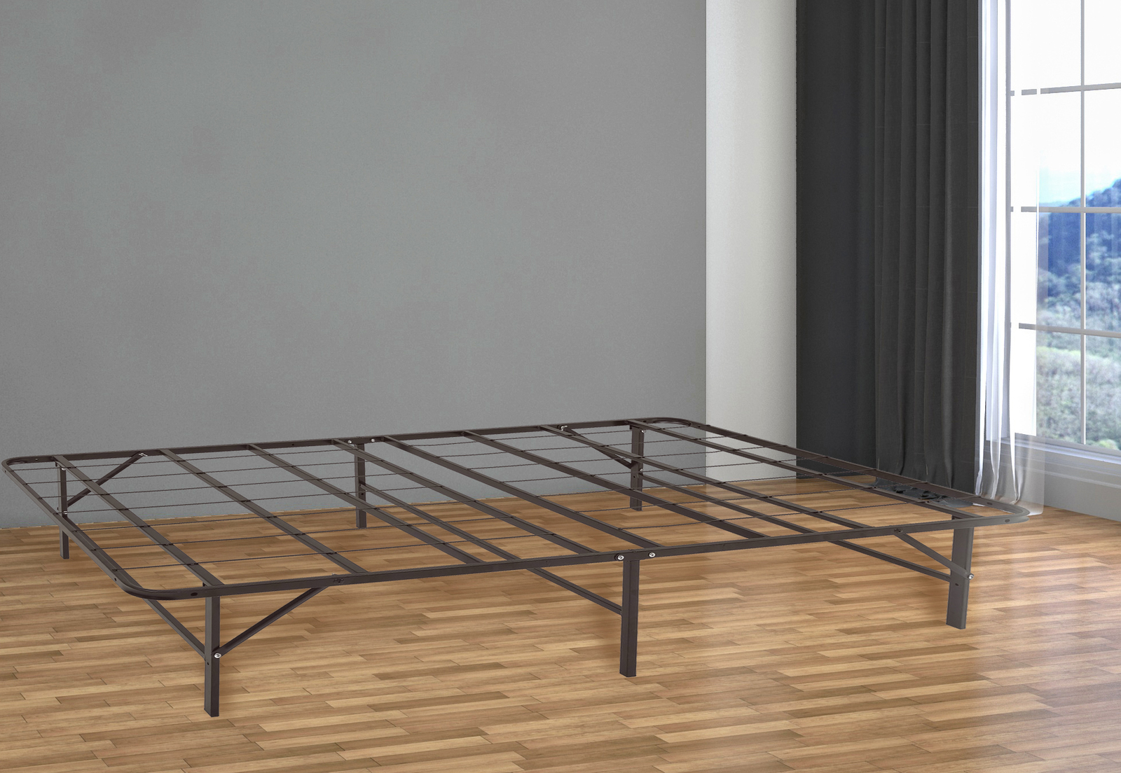 Buy Foldable Metal Bed Frame Single at Mighty Ape NZ