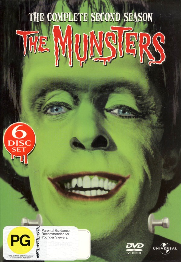 The Munsters - Complete Season 2 (6 Disc Set) on DVD image