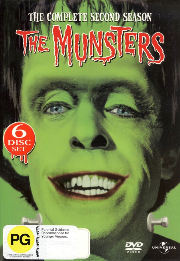 The Munsters - Complete Season 2 (6 Disc Set) on DVD