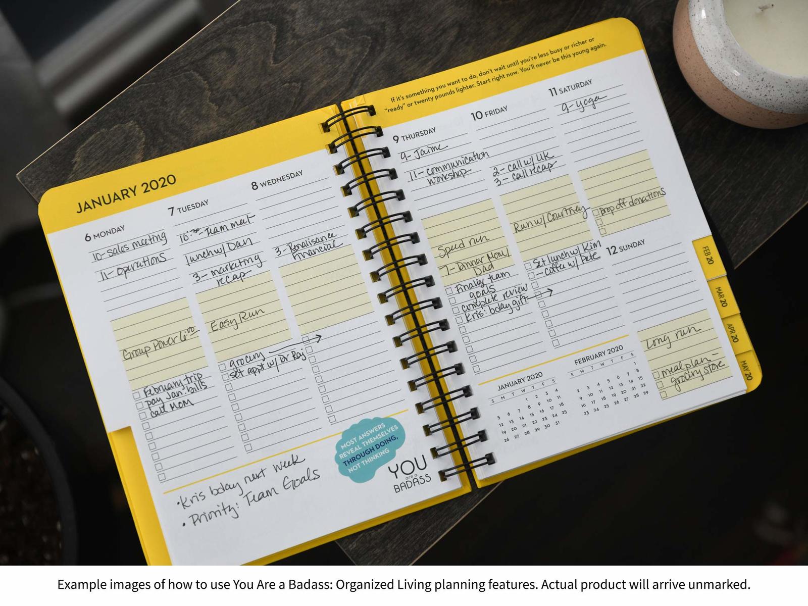 You Are a Badass 2019-2020 17-Month Monthly/Weekly Planning Diary image