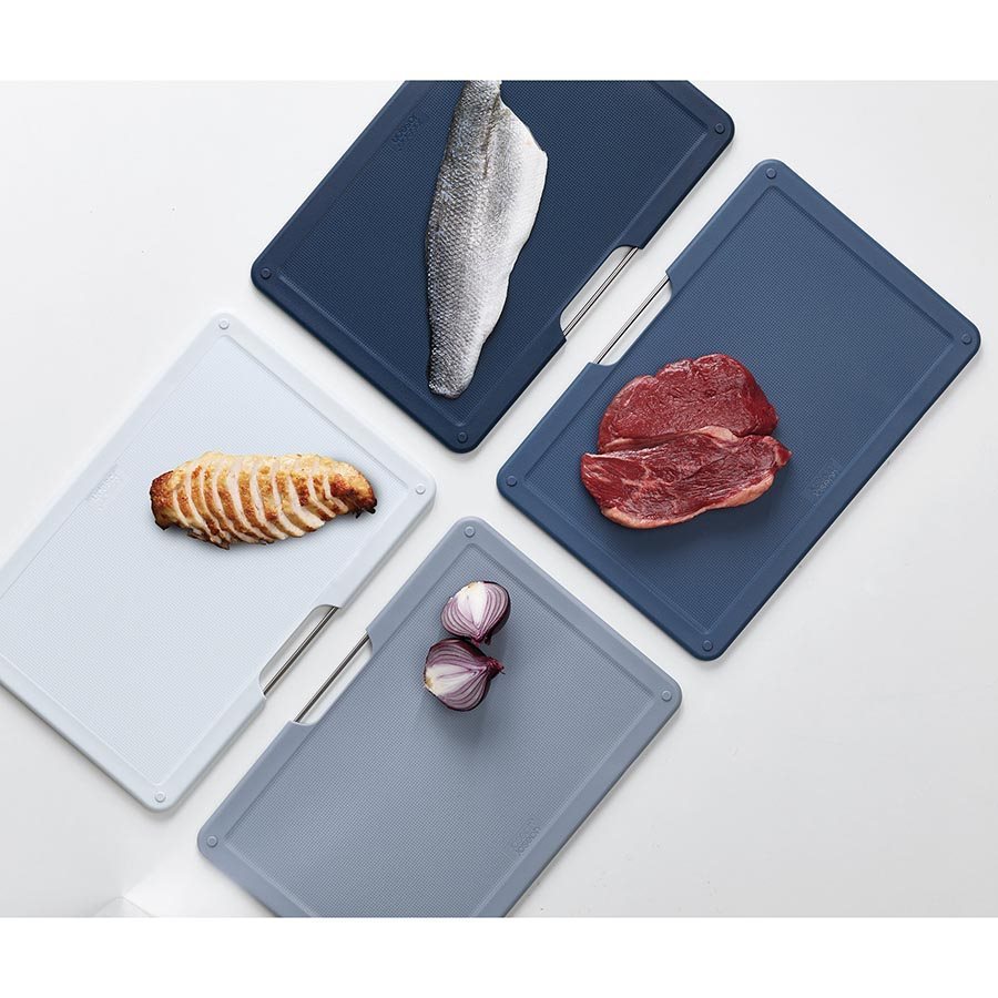 Joseph Joseph Folio Steel 4 Piece Chopping Board Set (Regular) at