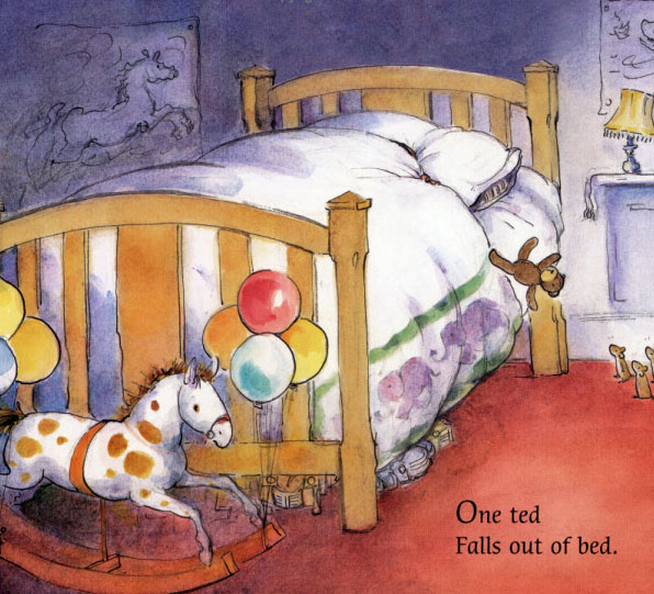 One Ted Falls Out of Bed on Paperback by Julia Donaldson