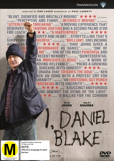 I, Daniel Blake on DVD image