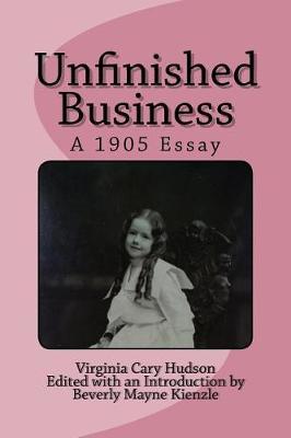 Unfinished Business by Virginia Cary Hudson image
