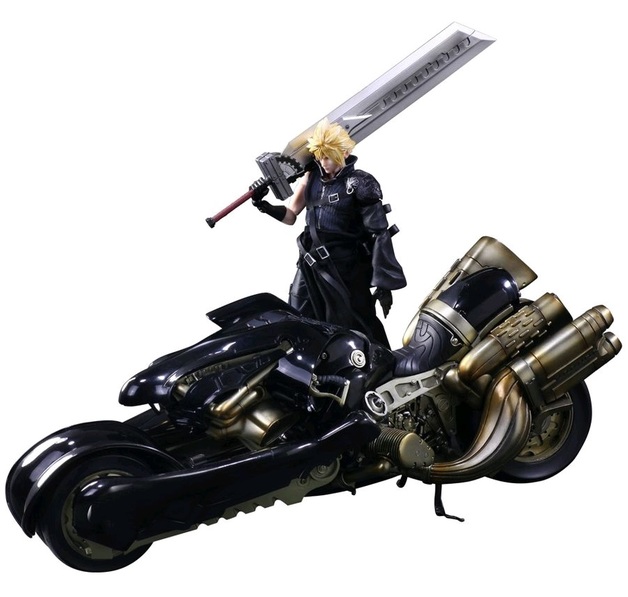 Final Fantasy VII: Cloud Strife & Fenrir - Play Arts Kai Figure Set