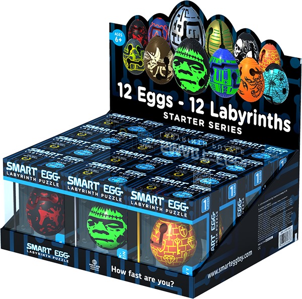 Smart Egg: 1-Layer Labyrinth Game - Techno image